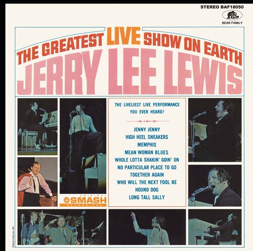 Jerry Lee Lewis The Greatest Live Show On Earth - Record Album - Vinyl LP