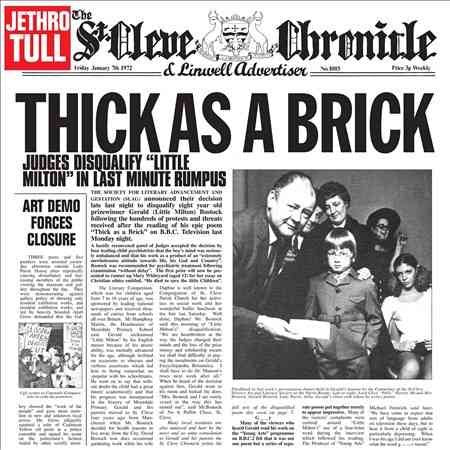 Jethro Tull Thick As a Brick (180 Gram Vinyl)
