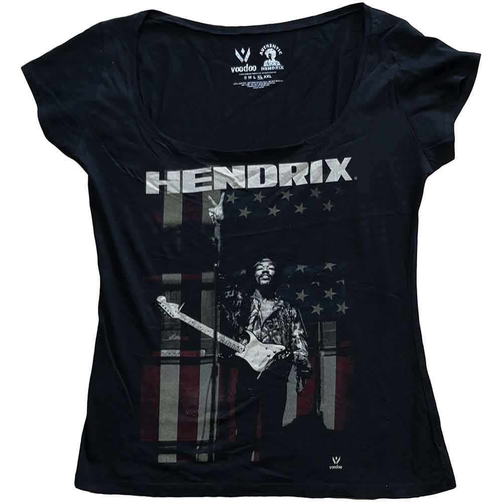 Jimi Hendrix Peace Flag Black
