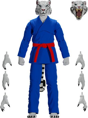 Jiu Jitsu Taj Blue Jiu Jitsu Combat Creatures - Taj The White Tiger Action Figure - Blue Gi - CD Album