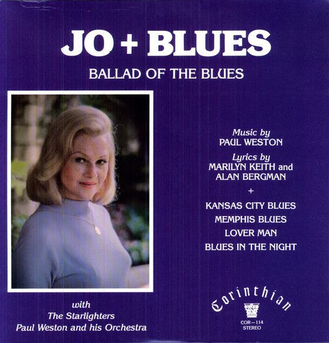 Jo Stafford Jo and Blues - Record Album - Vinyl LP