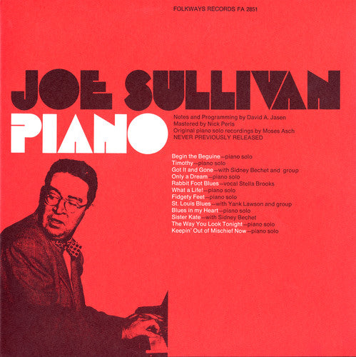 Joe Sullivan The Musical Moods of Joe Sullivan: Piano - CD Album