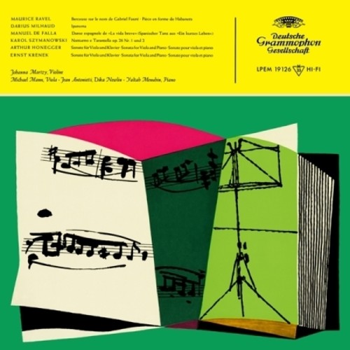 Johanna Martzy Works By Ravel Milhaud De Falla Szymanowski - Record Album - Vinyl LP