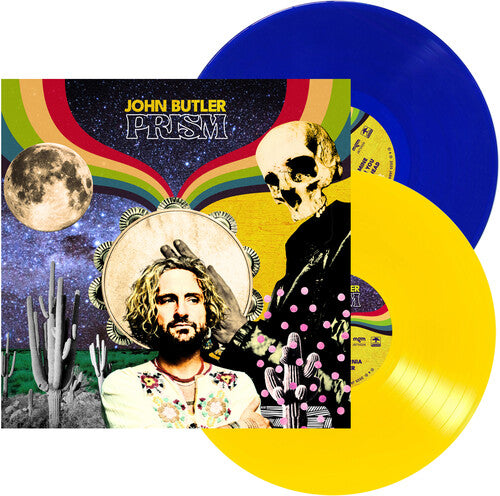 John Butler PRISM - Blue & Yellow - Double Record Album - Vinyl LP