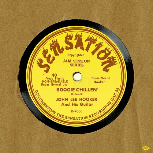 John Lee Hooker Sensation: Documenting The Sensation Recordings 1948-1952 - Record Album - Vinyl LP