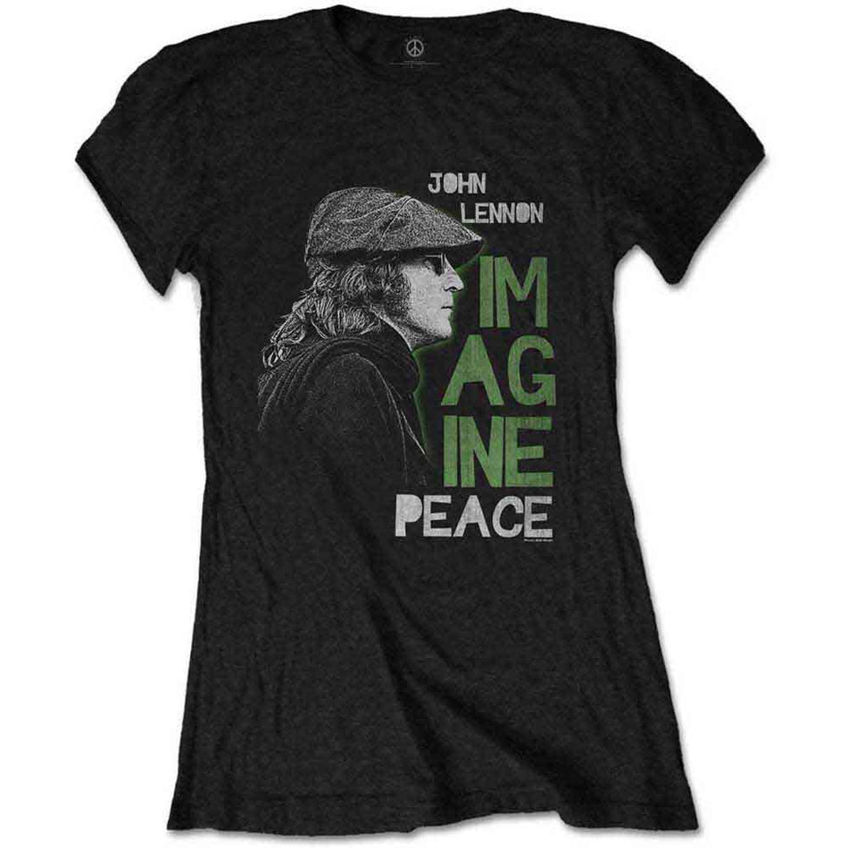 John Lennon Imagine Peace Black