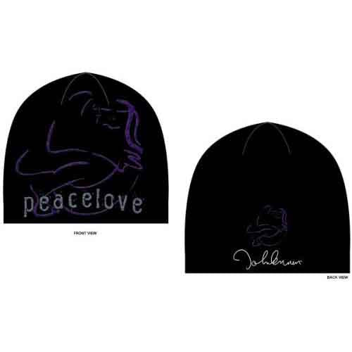 John Lennon Peace & Love Black