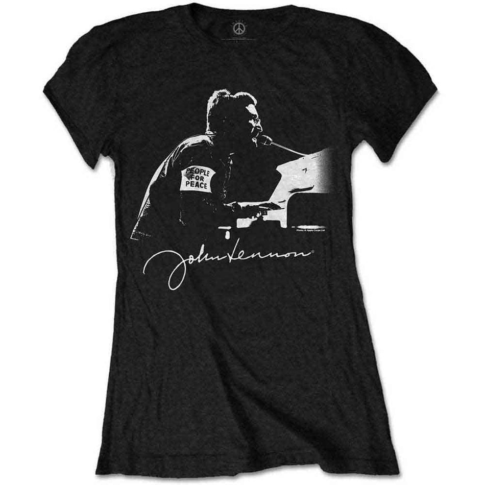 John Lennon People for Peace Black