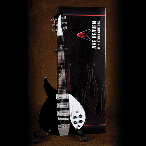 John Lennon Signature "Ed Sullivan Show" Black 10 Inch Miniature Guitar Replica - Consumer Accessories