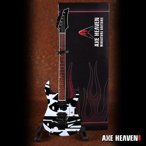 John Petrucci John Petrucci Black & White JP6 Picasso 10 Inch Miniature Guitar - Collectible Miniature