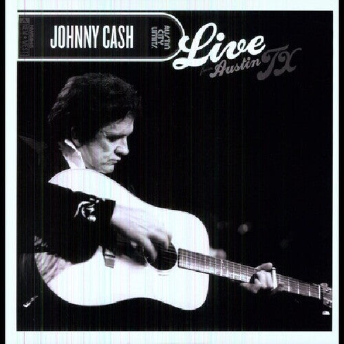 Johnny Cash Live From Austin, TX (green and black marbled) - Record Album - Vinyl LP