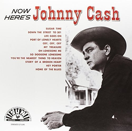 Johnny Cash Now Here's Johnny - Record Album - Vinyl LP