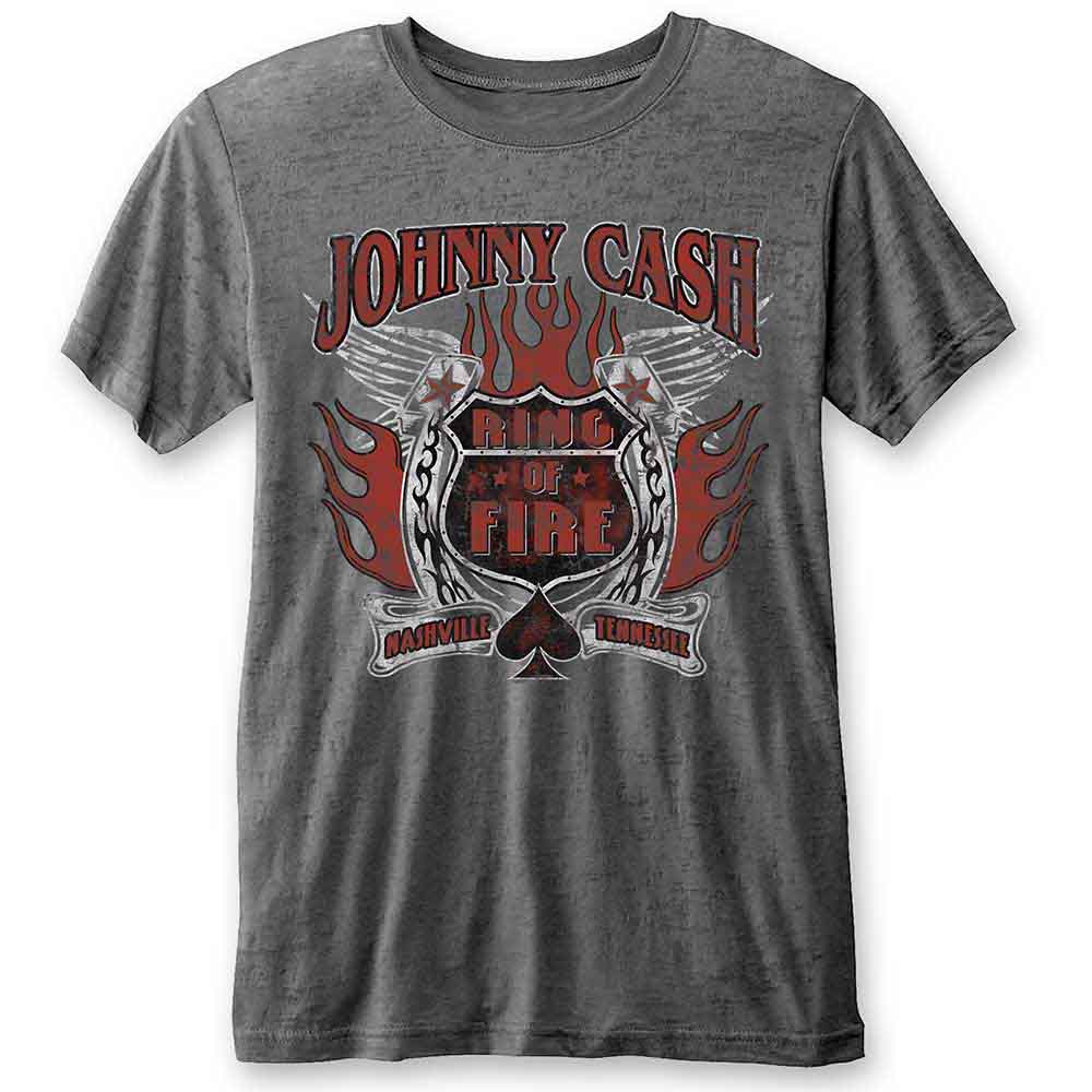 Johnny Cash Ring of Fire Grey