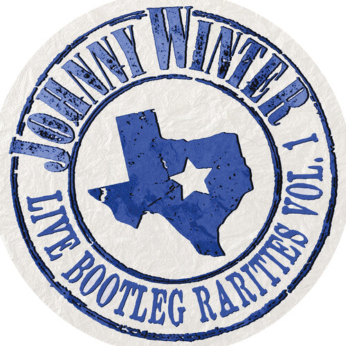 Johnny Winter Live Bootleg Rarities Volume One (Circular Cover) (White Vinyl]