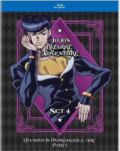 Jojo's Bizarre Adventure Set 4: Diamond Is Part 1 Jojo's Bizarre Adventure Set 4: Diamond Is Unbreakabe Part 1 - Blu-Ray