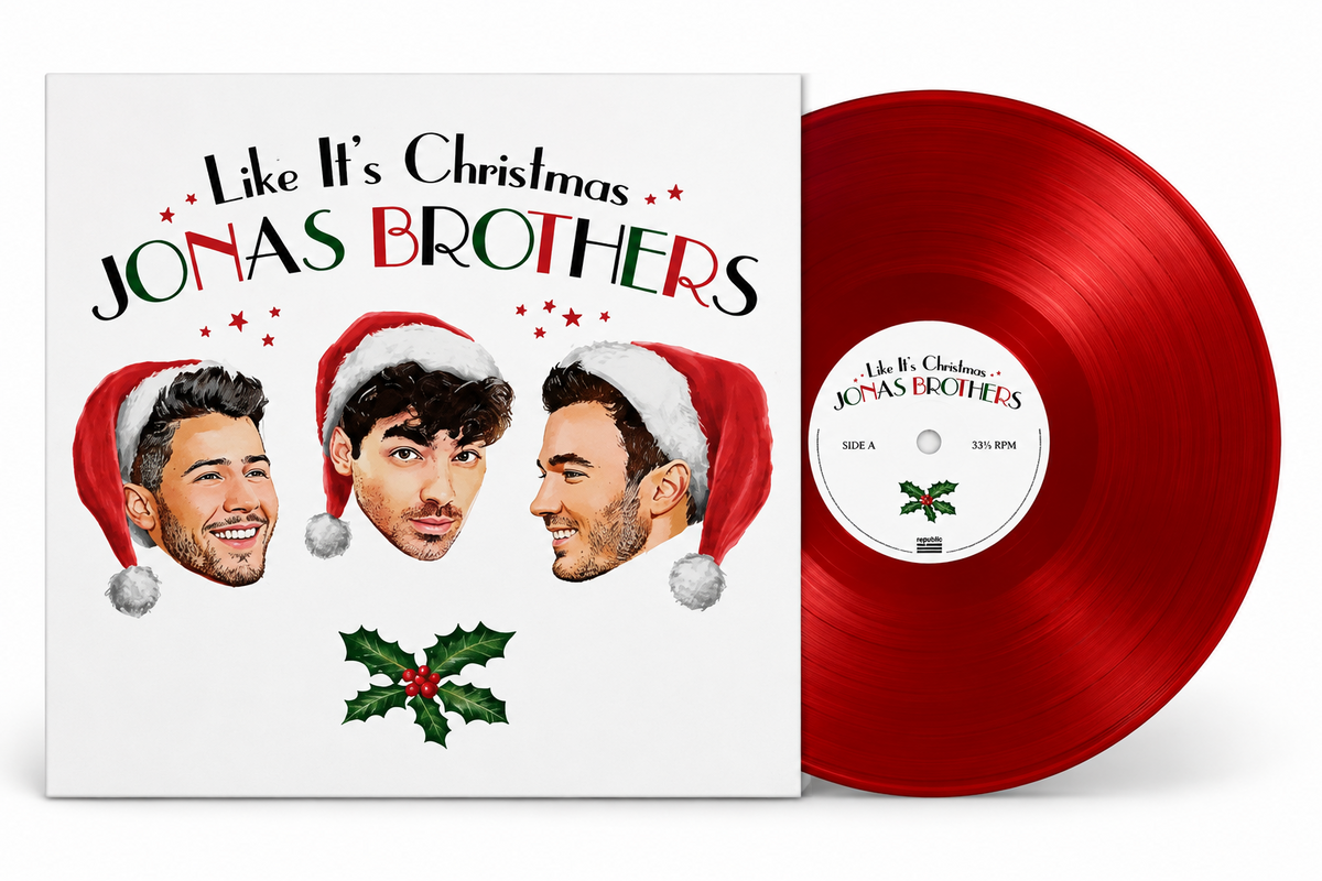 Jonas Brothers Like It's Christmas [Translucent Red 12" Single]