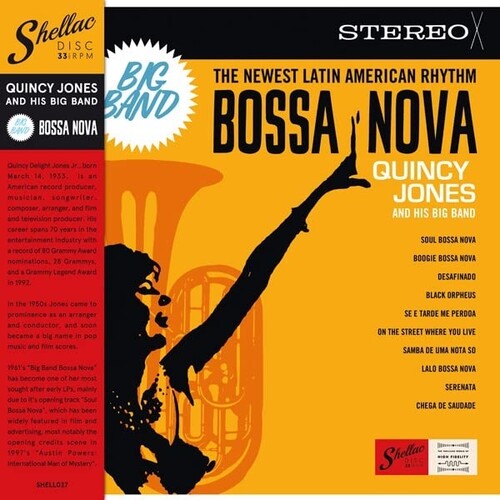 Jones, Quincy & His Big Band Big Band Bossa Nova - Record Album - Vinyl LP