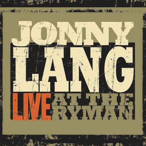 Jonny Lang Live At The Ryman - CD Album