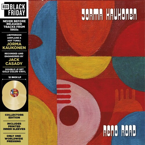 Jorma Kaukonen Reno Road: Unleased tracks from the '60's - Double Record Album - Vinyl LP