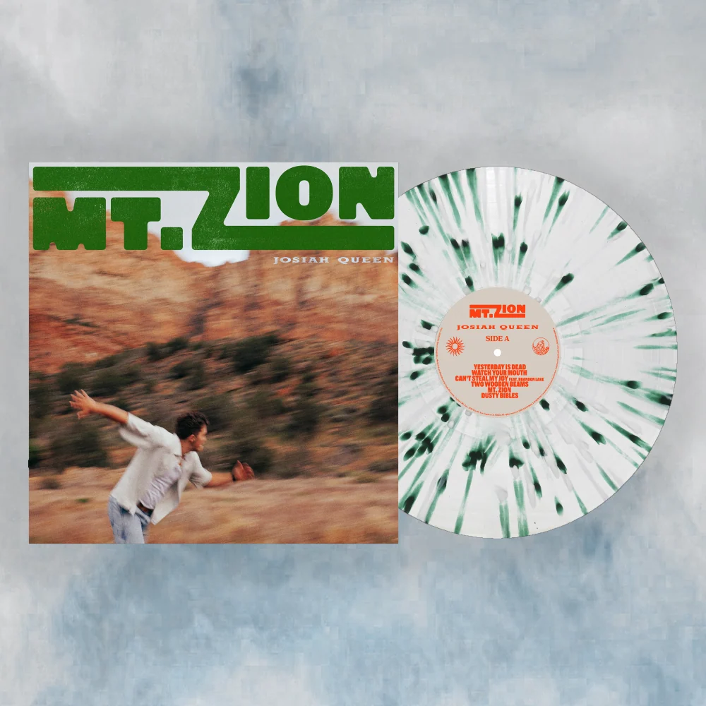 Josiah Queen Mt. Zion (Alternate Cover) [Clear/Green Splatter Vinyl]
