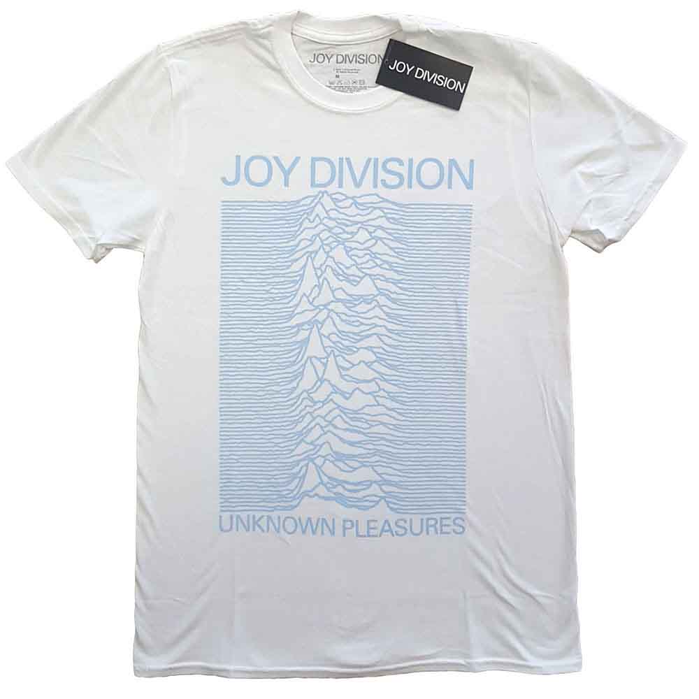 Joy Division Unknown Pleasures Blue on White White