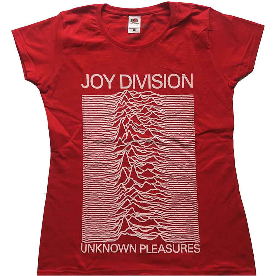Joy Division Unknown Pleasures Red