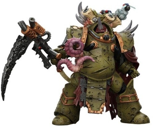 Joytoy Wh40K Dg Terminator 2 Manreaper 1/18 Fig Warhammer 40K - Death Guard: Deathshroud Terminator 2 with Manreaper & Plaguespurter Gauntlet 1/18 Action Figure - Action Figure