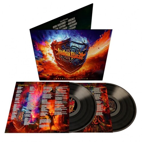Judas Priest Invincible Shield - Double Record Album - Vinyl LP