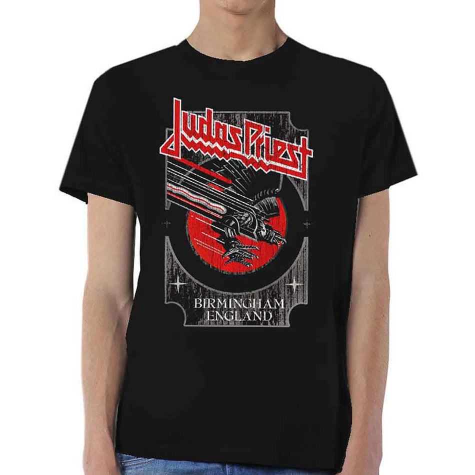 Judas Priest Silver and Red Vengeance Black