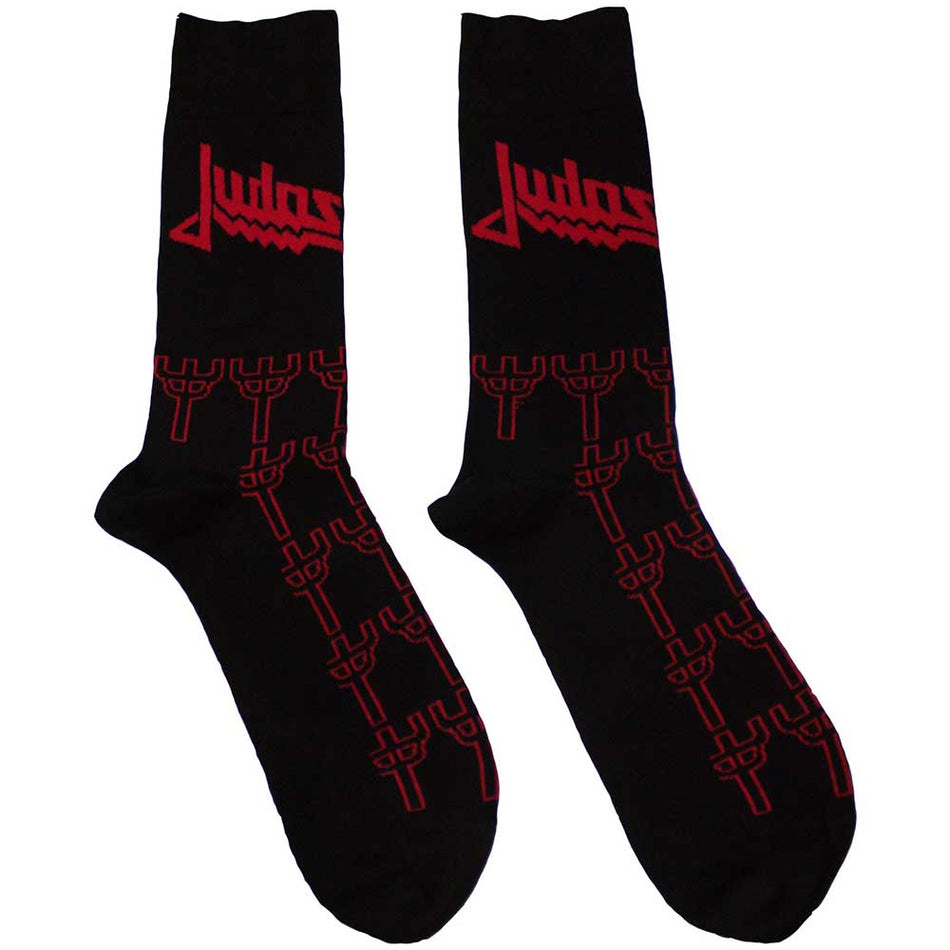 Judas Priest Trident Pattern Black