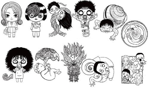 Junji Ito Uzumaki 3D Foam Bag Clip - Accessory