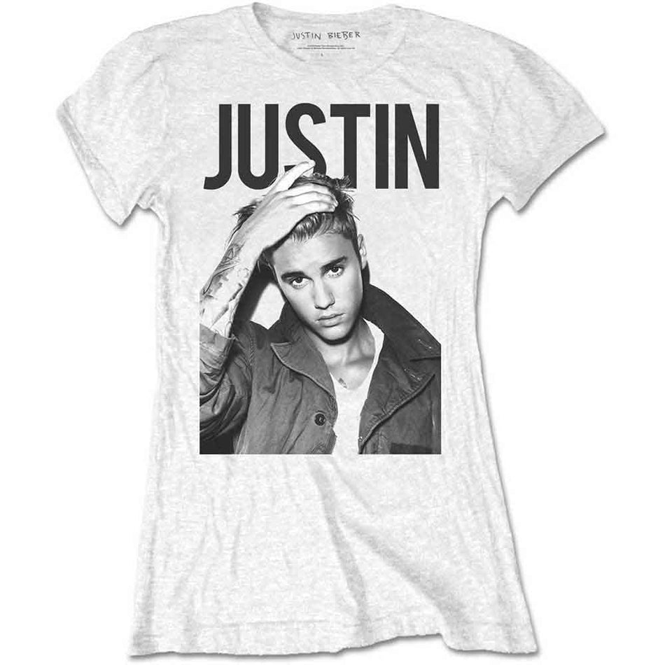 Justin Bieber Bold White