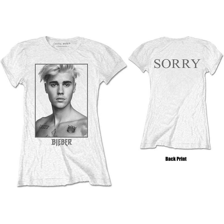 Justin Bieber Sorry Ladies White