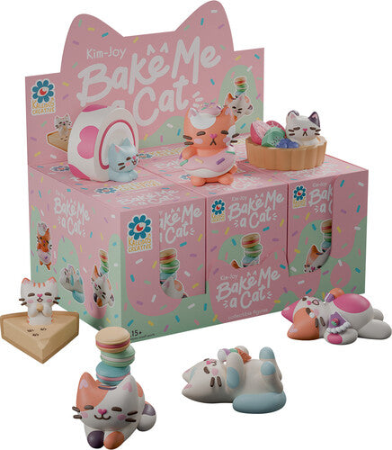 Kaleidos Creative Kaleidos - Bake Me a Cat: Blind Box with 6-Piece PDQ - 6-Disc Collectibles