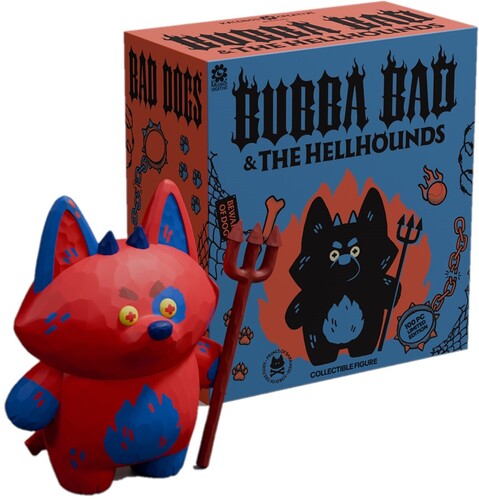 Kaleidos Creative Kaleidos Bubba Bad & The Hellhounds Limited Edition Art Vinyl Figure - Record Album - Vinyl LP