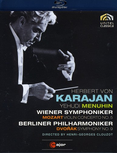 Karajan, Herbert Von / Menuhin / Bpo / Vso Violin Concerto 5 / Symphony 9 - Blu-Ray