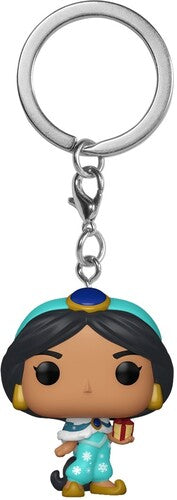 Keychain Disney Princess Funko POP! Keychain: Disney Princess Holiday - Jasmine - Keychain