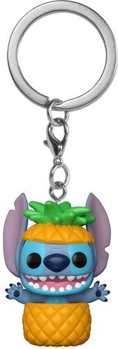 Keychain Stitch Funko Pocket POP! Keychain: Lilo & Stitch - Stitch in Pineapple (Disney) - Keychain