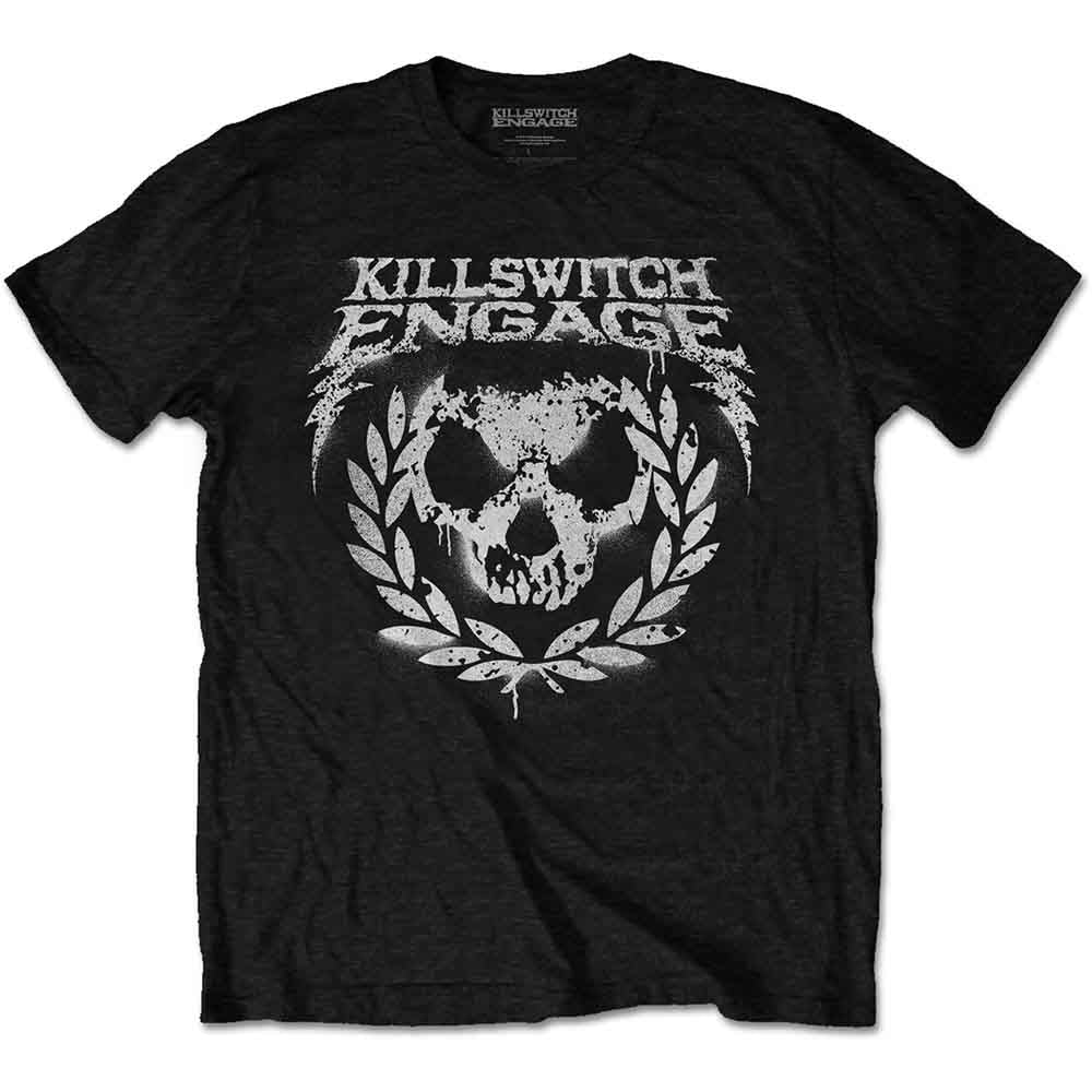 Killswitch Engage Skull Spraypaint Black