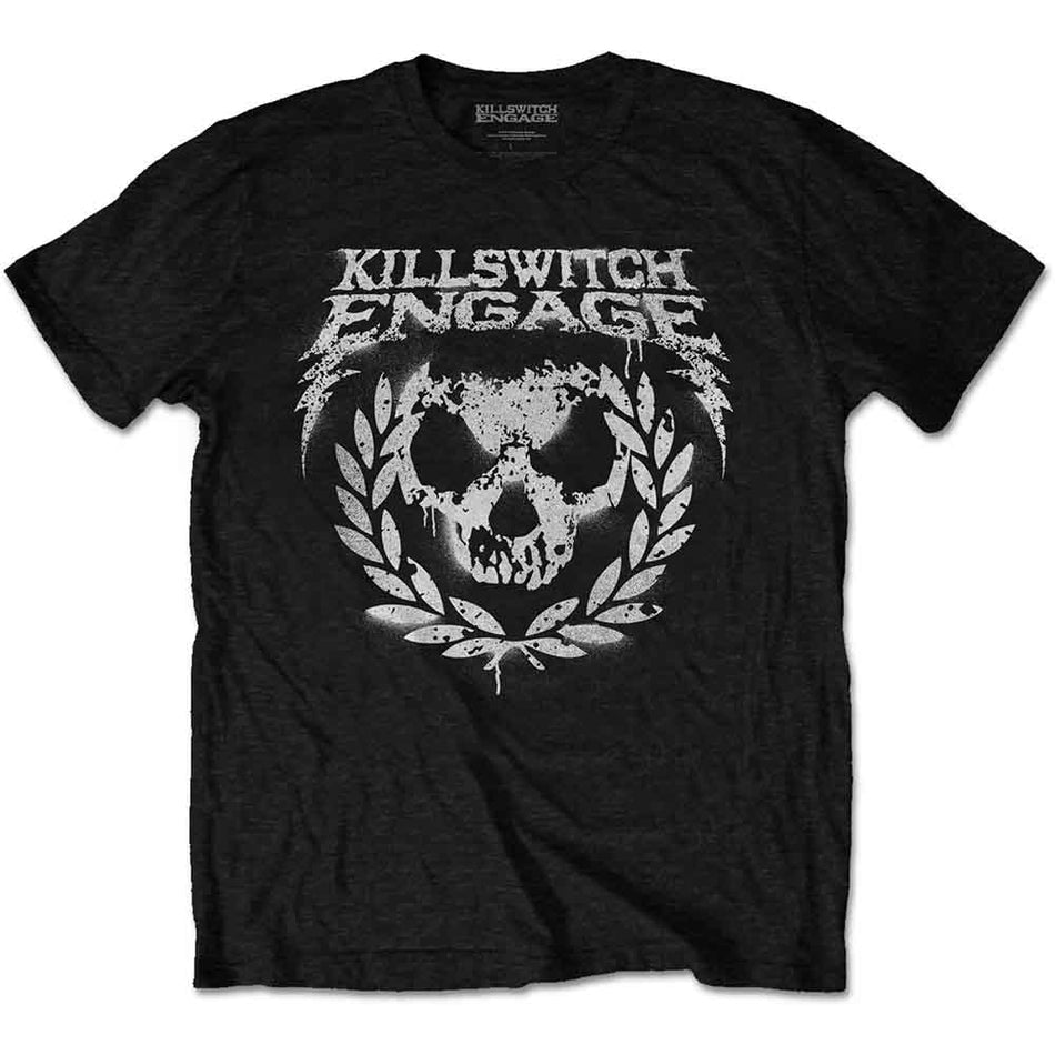 Killswitch Engage Skull Spraypaint Black