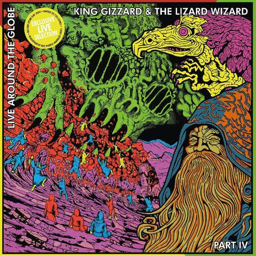 King Gizzard and the Lizard Wizard Live Around The Globe: Part Iv - Record Album - Vinyl LP