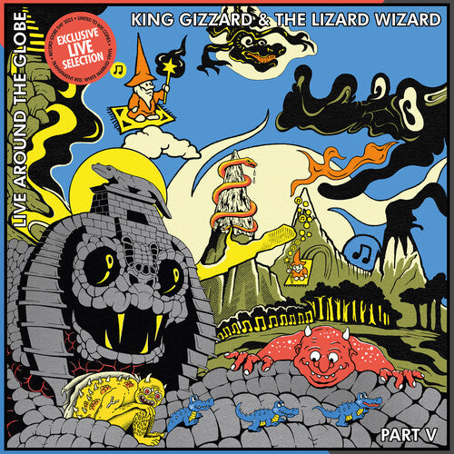 King Gizzard and the Lizard Wizard Live Around The Globe: Part V - Record Album - Vinyl LP