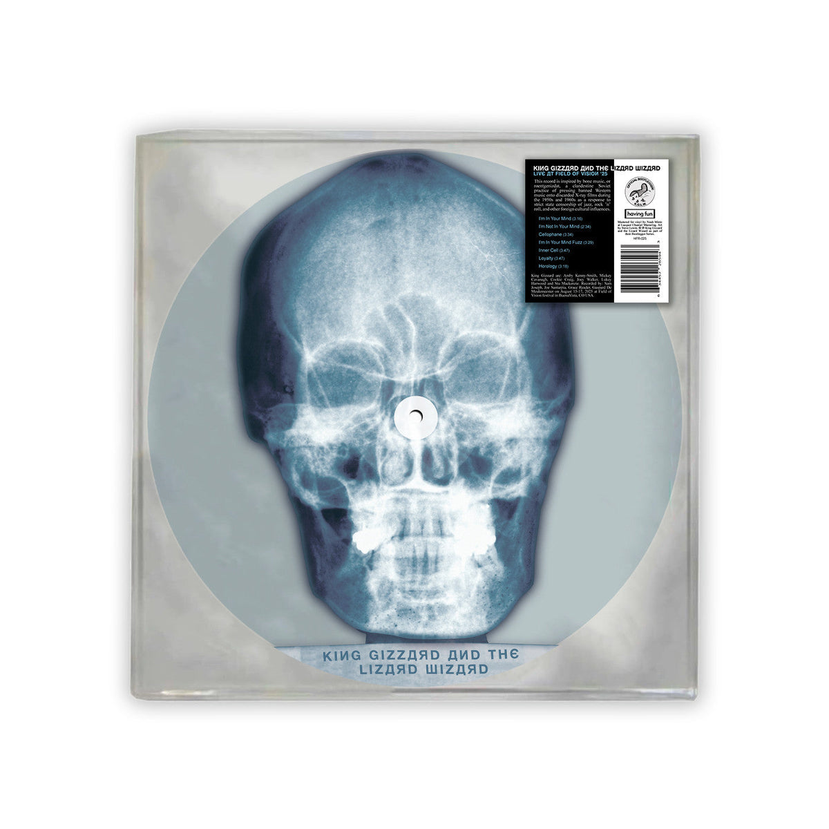 King Gizzard & Lizard Wizard Skull X-Ray - Record Album - Vinyl LP