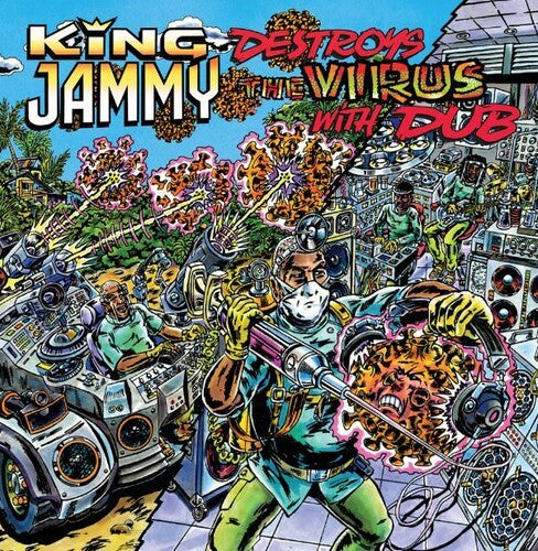 KING JAMMY King Jammy Destroys The Virus With Dub - Record Album - Vinyl LP