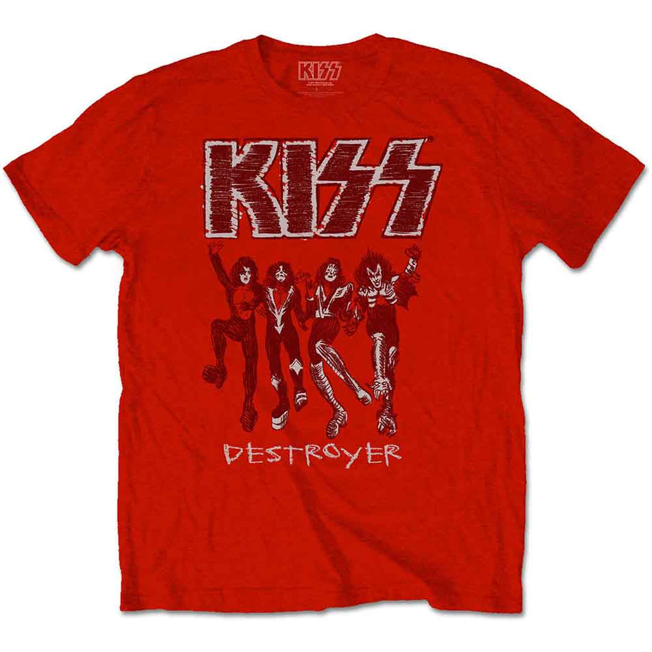 Kiss Destroyer Sketch Red