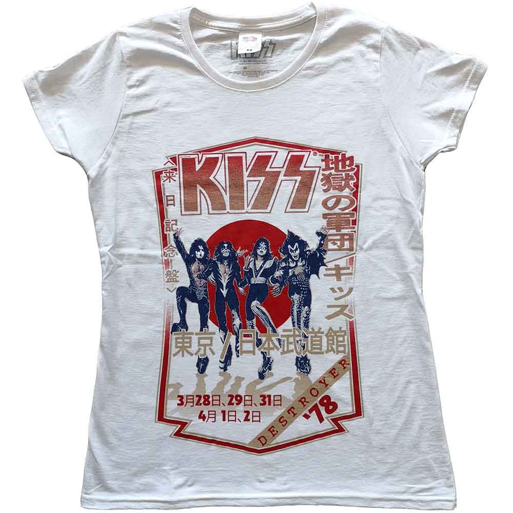 Kiss Destroyer Tour '78 White