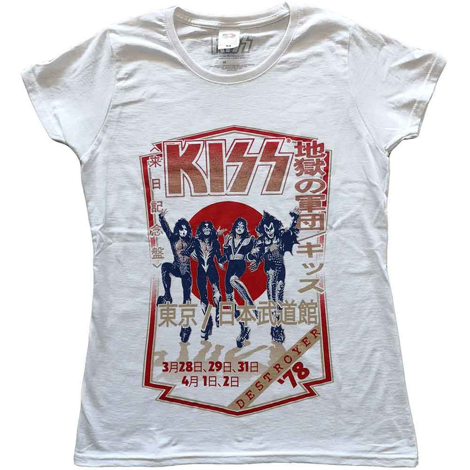Kiss Destroyer Tour '78 White