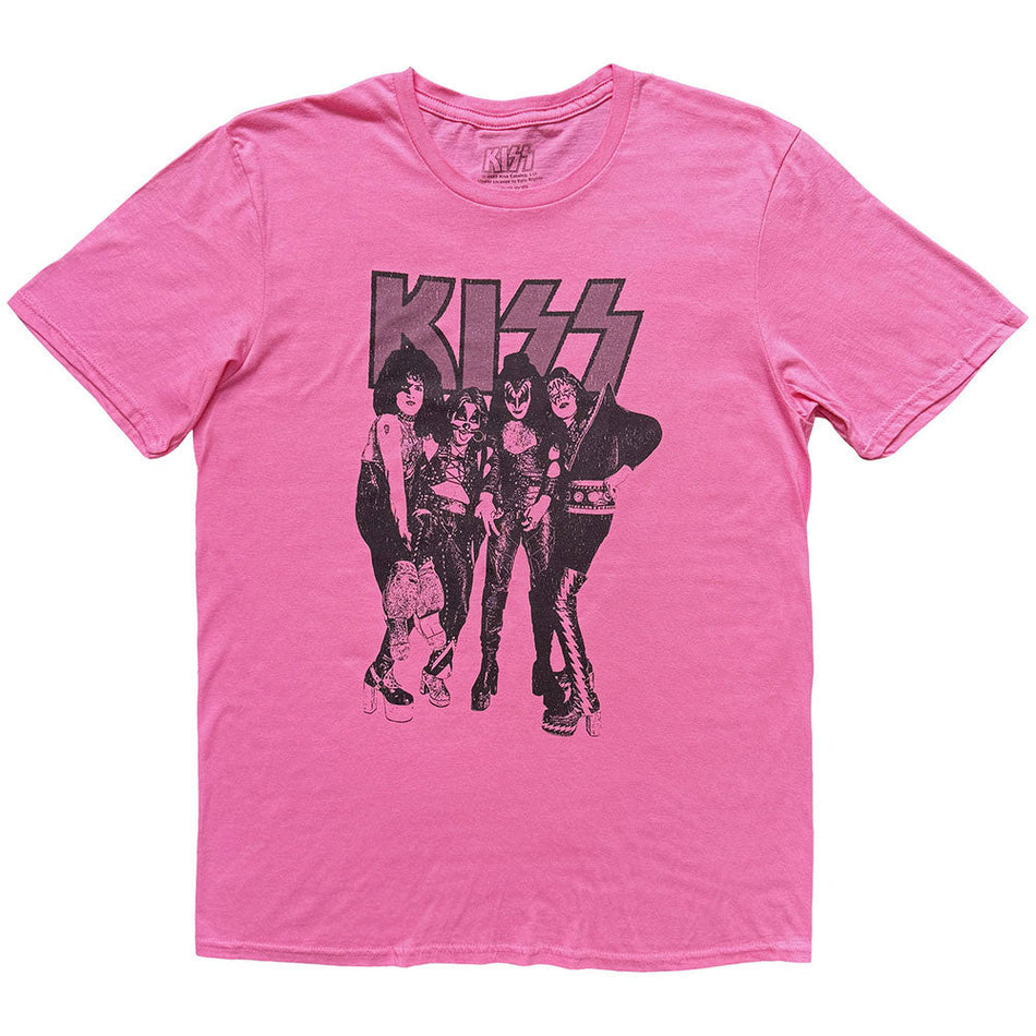Kiss Dressed To Kill T-Shirt - Pink