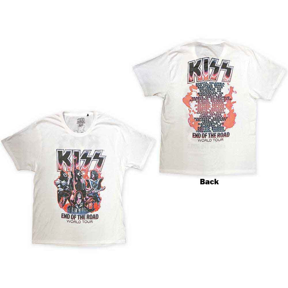Kiss End Of The Road Band Playing White