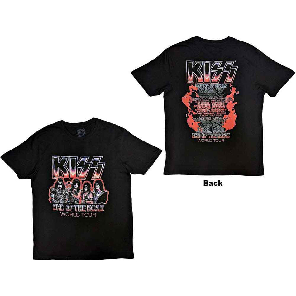 Kiss End Of The Road Tour Red Black